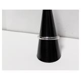 .925 Sterl Blue Stone Band Sz 9