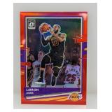 2020-21 Lebron James Panini Optic Red Prizm /99