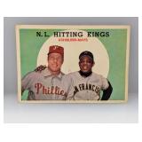 1959 Topps MAYS/ASHBURN Indents/Corners/Edges