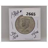 1969 40% Silv JFK Half $1 Dollar