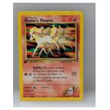 Pokemon 2000 1st Edition Blaineï¿½s Ponyta 63 *MP