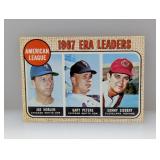 1968 Topps 1967 AL ERA LEADERS 8 Surface Scratch