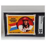 2024 Elly De La Cruz Topps Throwback RC 134 SGC 10