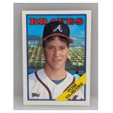 1988 Topps Tom Glavine #779 Rookie Card Edge