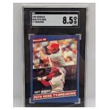 1986 Donruss #644 Pete Rose SGC 8.5