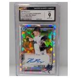2021 Meyer Bowman Ch Pros Auto Atomic Ref/100 CGC9