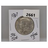 1967 40% Silv JFK Half $1 Dollar