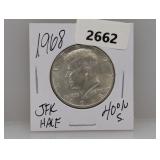 1968 40% Silv JFK Half $1 Dollar