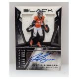 2021 NFL Black Patch 26/50 Auto Justin Simmons