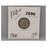 1940-D 90%Silv Mercury Dime