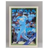 1988 Topps Bo Jackson #750 Edges/Surface