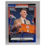 2024 NFL RCs & Stars Draft Class Blue /5 RC Bo Nix