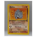 Pokï¿½mon 1999 1st Edition Rhyhorn 61 *DMG
