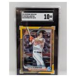 2024 Kjerstad Bowman Ch Mega Gold Ref RC/50 SGC 10