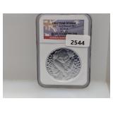 NGC 2007 MS70 1oz .999 Silv Australia $1