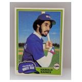 1981 Topps Harold Baines RC Indent/Corners/Edges