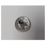 .925 Zeidells Sterl Hematite Brooch