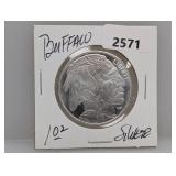 1oz .999 Silv Buffalo Round