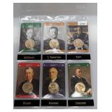 (6) Presidential $1 Dollar Coin Page