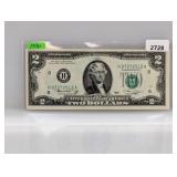 1976 $2 Fed Reserve Note