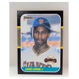 1987 Donruss Error Card Jose Uribe #436