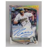 /150 2025 Bowman Chrome Nick Kurtz Auto HTA Choice