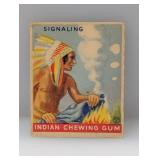 1933 Goudey Gum Signaling Indian 79 Damage