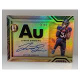 2021 NFL Gold Standard Au Gold 56/99 Auto Simmons