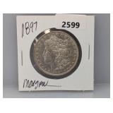 1897 90% Silv Morgan $1 Dollar
