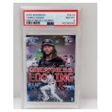 2025 James Wood Bowman Chrome RC Ref PSA 8