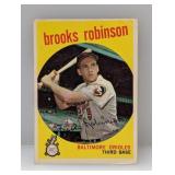 1959 Topps Baseball Brooks Robinson HOF 439 Damage