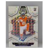 2024 Mosaic #378 SSP White Auto Ref Troy Franklin