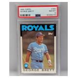 1986 George Brett Topps #300 PSA 8