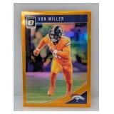 2018 Donruss Optic Von MillerOrange 120/199 Prizm