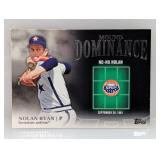 2012 Topps Nolan Ryan #MD-8 Indents/Crease/Corners