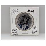 2018 1oz .999 Silv Star Wars NIUE