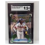 2022 Acuna Jr. Topps Finest Flashbacks SGC 9.5