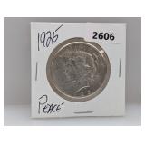 1925 90% Silv Peace $1 Dollar