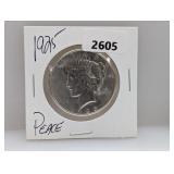 1925 90% Silv Peace $1 Dollar