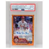 /25 2023 Topps Ch Liberatore Auto Orange Ref PSA 8