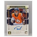 2024 NFL Immaculate RC Autos Gold/10 Troy Franklin