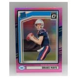 2024 NFL Donruss Optic Pink Rated RC Drake Mayne