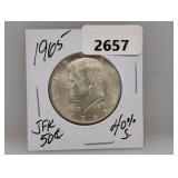 1965 40% Silv JFK Half $1 Dollar