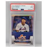 2023 Kodai Senga Bowman Chrome SP Var Ref RC PSA 9