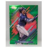 2025 Julio Rodriguez Topps Finest Green Ref Rare