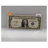 1935-F Blue Seal $1 Silv Certificate