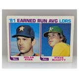 1982 Topps Ryan and McCatty #167 Corners/Edges