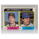 1974 Topps Nolan Ryan Tom Seaver 207 Indents/Edges