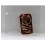 1oz .999 Copper Indian Bar