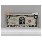 1963 Red Seal $2 US Note